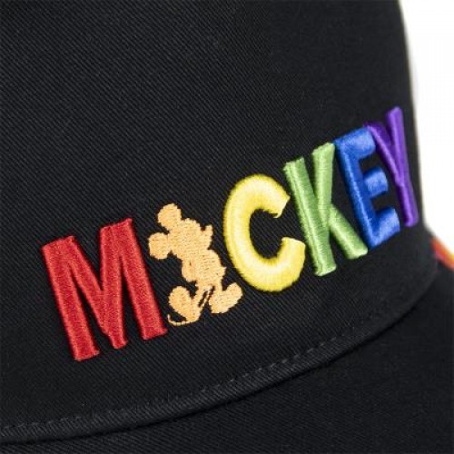 DISNEY Children's Jockey Hat Fabric Mickey Mouse Pride Black 58 CM