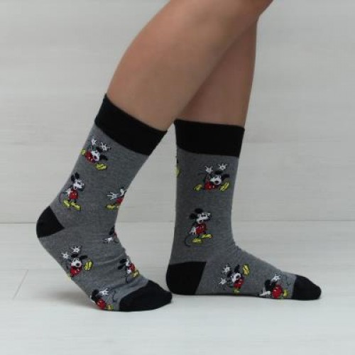 MICKEY Unisex Patterned Socks Multicolor 3Pack