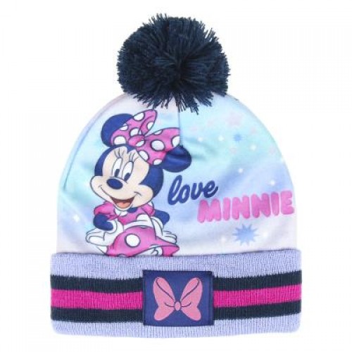 MINNIE Children's Knitted Hat and Gloves Set for Girls (2 pcs)