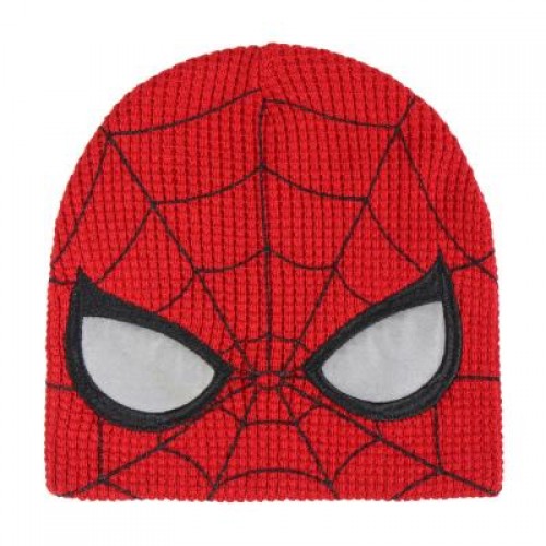 SPIDERMAN Children's Knitted Cap for Boys Red