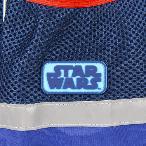 Σχολική Τσάντα Πλάτης Δημοτικού Star Wars premium brillante μπλε