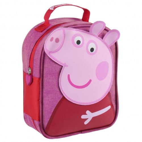 Σχολική Τσάντα Φαγητού Νηπιαγωγείου PEPPA PIG  ροζ