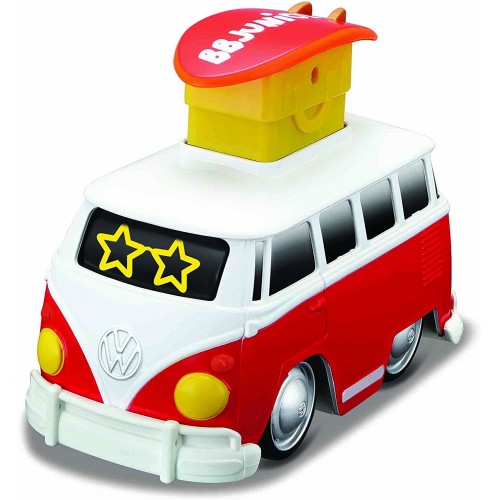  Bburago Volkswagen Poppin Samba Bus Press and Go παιδικό λεωφορείο Κόκκινο 16/85110
