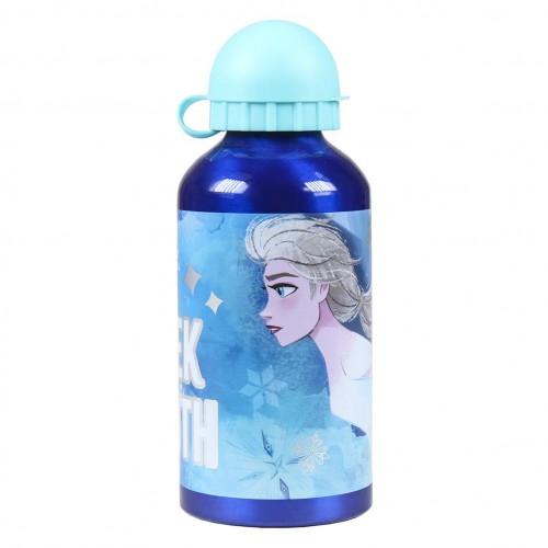 Σχολικό παγούρι μπουκάλι αλουμινίου  Frozen μπλε  500ml
