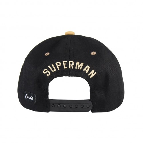 SUPERMAN - cap flat peak black