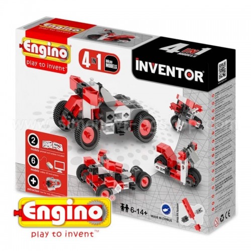 Engino Inventor 4 in 1 Models Motorbikes 0432 Kids Gift