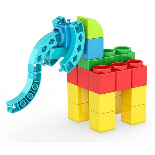 Engino Qboidz 2 in 1 Multimodels Elephant Model Building Kit Kids Gift