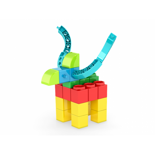 Engino Qboidz 2 in 1 Multimodels Elephant Model Building Kit Kids Gift
