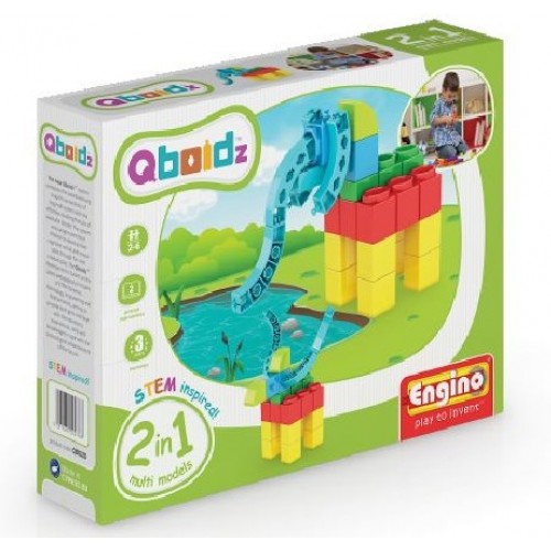 Engino Qboidz 2 σε 1 Multimodels Elephant Model Building Kit Παιδικό δώρο