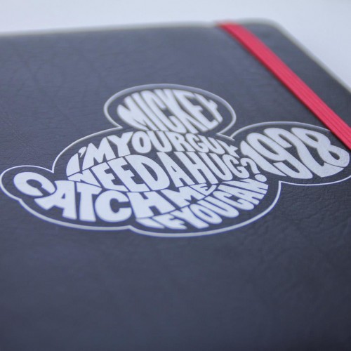MICKEY - premium notebook A5 black